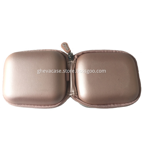 New travel pu storage earphone case with Zipper